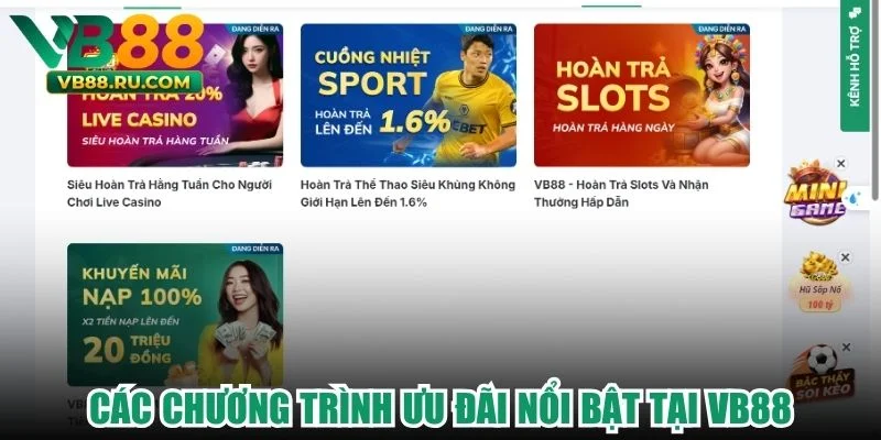 Tin Khuyến Mãi VB88 Mới Nhất - Tổng Hợp Ưu Đãi Đang Áp Dụng - vogixu